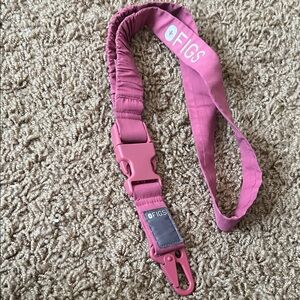 Figs Pink Badge Lanyard